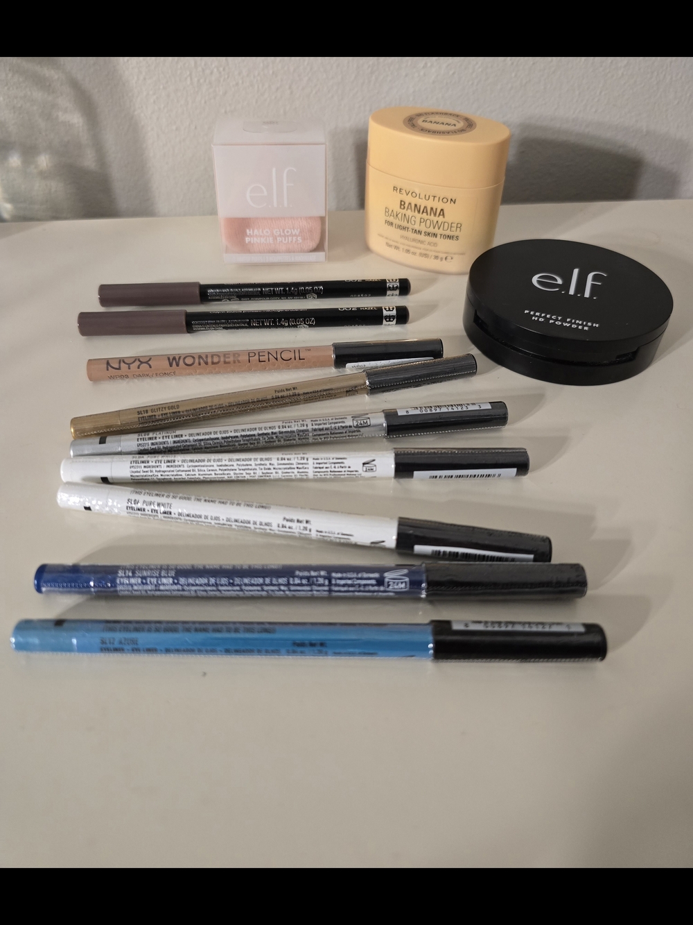 NYX, Rimmel, elf, and Revolution Makeup Set